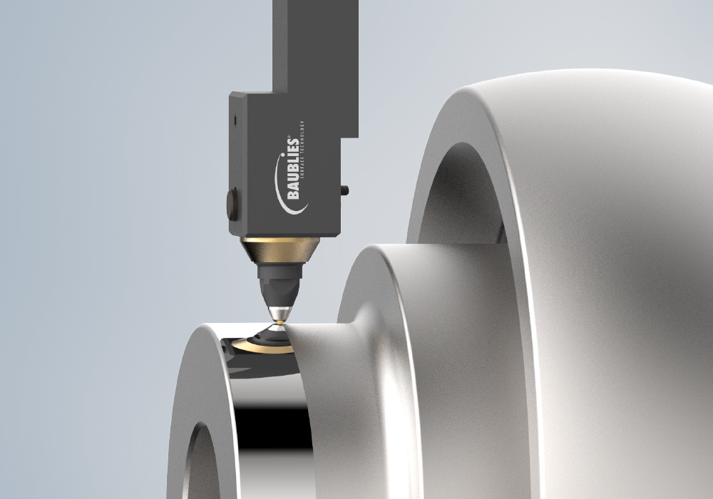 Baublies Diamant-Glättwerkzeug gerade zum Glätten und Verfestigen von Wellen, Konturen und Planflächen
