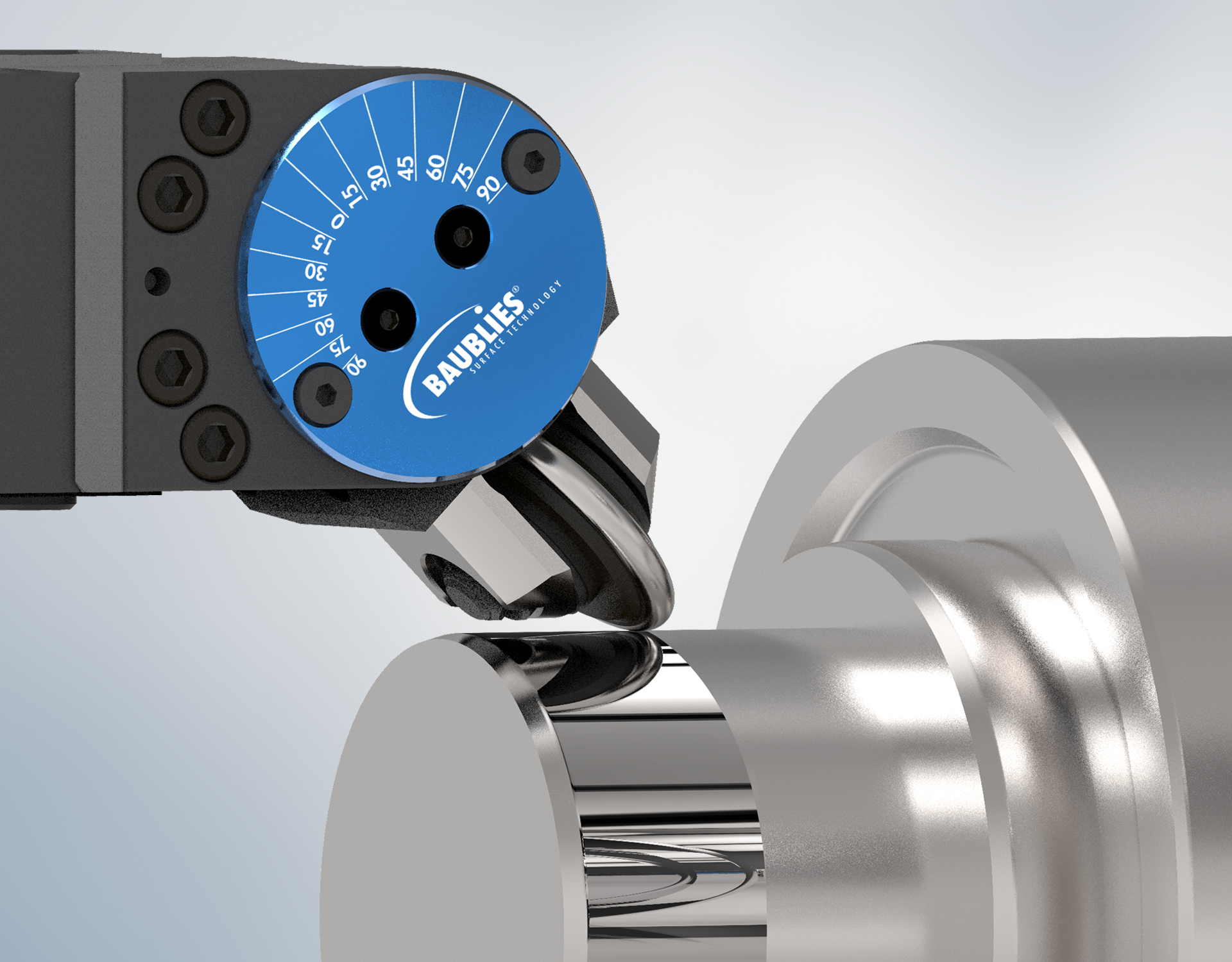 Baublies Einrollen-Werkzeug glättet einen Bund