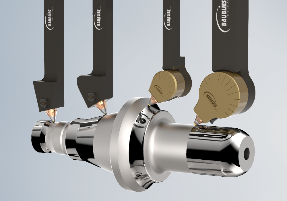 Baublies Diamant-Glättwerkzeug COLIBRI zum Glätten und Verfestigen von Konturen, Planflächen und dünnwandigen Werkstücken